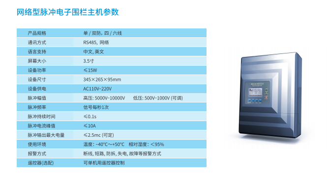 水廠脈沖電子圍欄報(bào)警系統(tǒng)方案